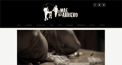 Desktop Screenshot of elmaldelarriero.com